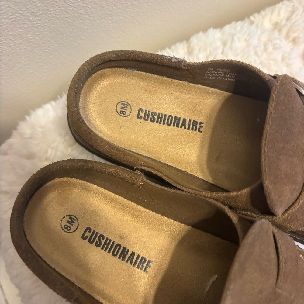 Women's Brown Suede Slip-On Loafers - Picture 4 of 5